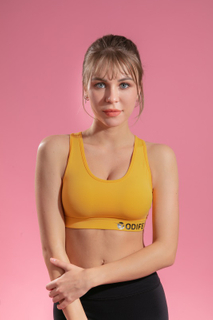 Women’s Lemon Quick Dry Breathable Fitness Workout Yoga Sports Bra 