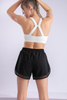 Women’s Black Quick Dry Breathable Fitness Workout Yoga Shorts