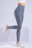 Women’s Grey Seamless Quick Dry Breathable Fitness Workout Yoga Leggings