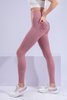 Women’s Pink Seamless Quick Dry Breathable Fitness Workout Yoga Leggings