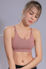 Women’s Pink Quick Dry Breathable Fitness Workout Yoga Sports Bra 
