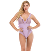 Women’s Sexy One-piece Lace Joint with Frill Swimsuit