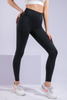 Women’s Black Seamless Quick Dry Breathable Fitness Workout Yoga Leggings